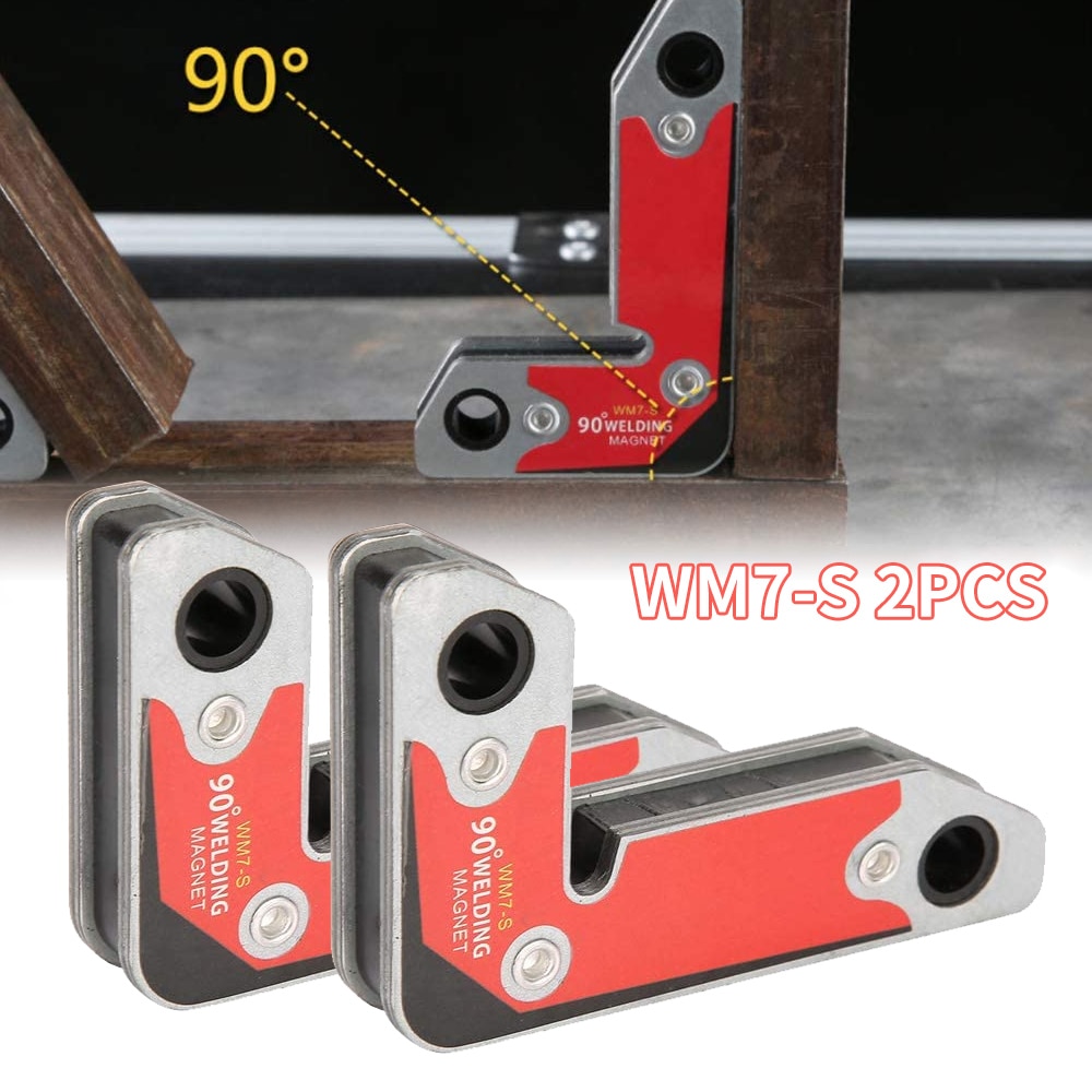 2Pcs Magnetic Holder Corner Welding Magnets Internal and External Right Angle Fixator 30 60 90 Angles Magnetic