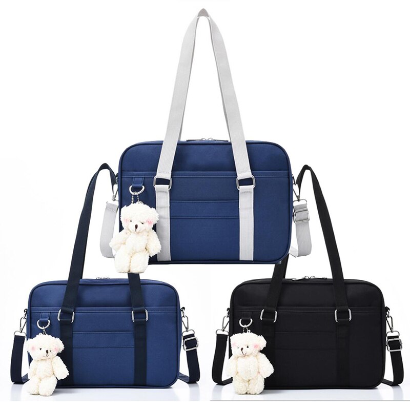 Lovely Japanese School Students Bags JK Bag Girl Briefcase Bookbag Travel Messenger Bags Shoulder Bags