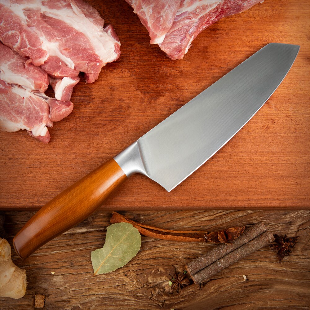 WAK Stainless Steel Japanese Chef Knife Sharply Kitchen Vegetable Meat Fish Knives 430 Hollow Handle Kitchen Knife