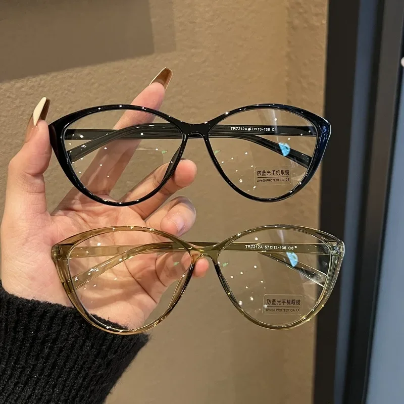 Myopia Glasses Women Mens European and American Style Cat Eye Eyewear Reading Glasses Eyeglasses -1.0 To -4.0 Lentes 안경테