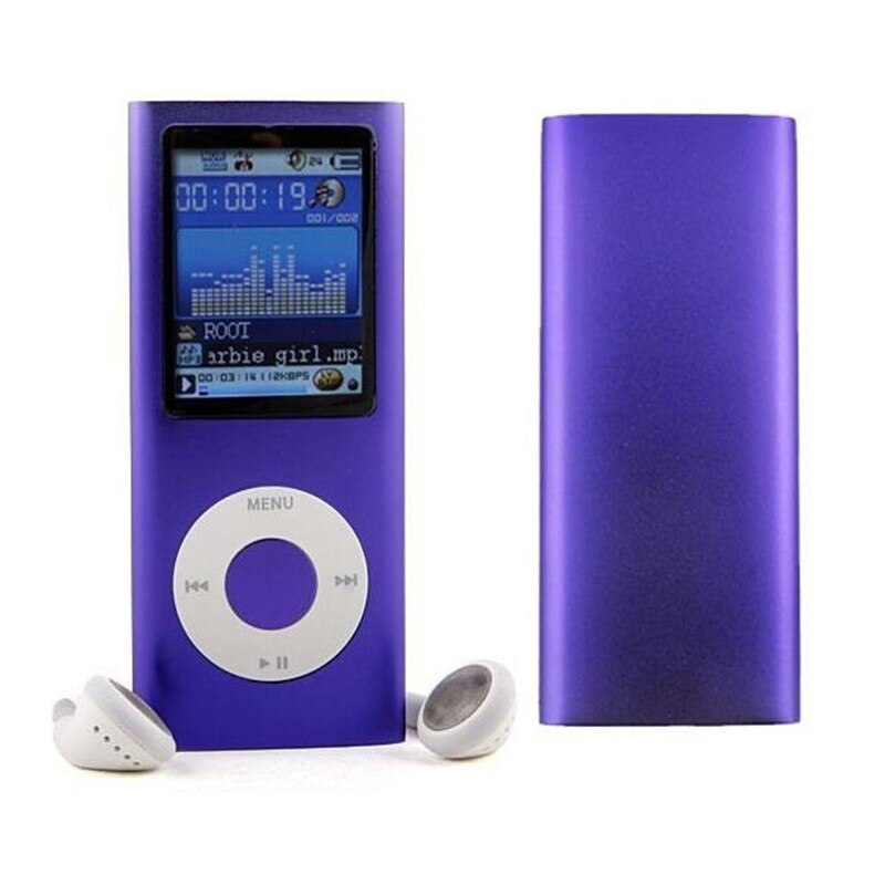 Lcd 1.8 inch 8gb ( virtual 32gb)  sport  mp3 player music playing 4th gen with fm radio e-book hd video  mp4 player