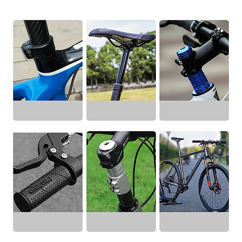 Agente antideslizante de fibra de carbono para tija de sillín, marco de manillar, vástago, superficies de fibra de carbono, protección, grasa para bicicleta, 1 ud., 10G