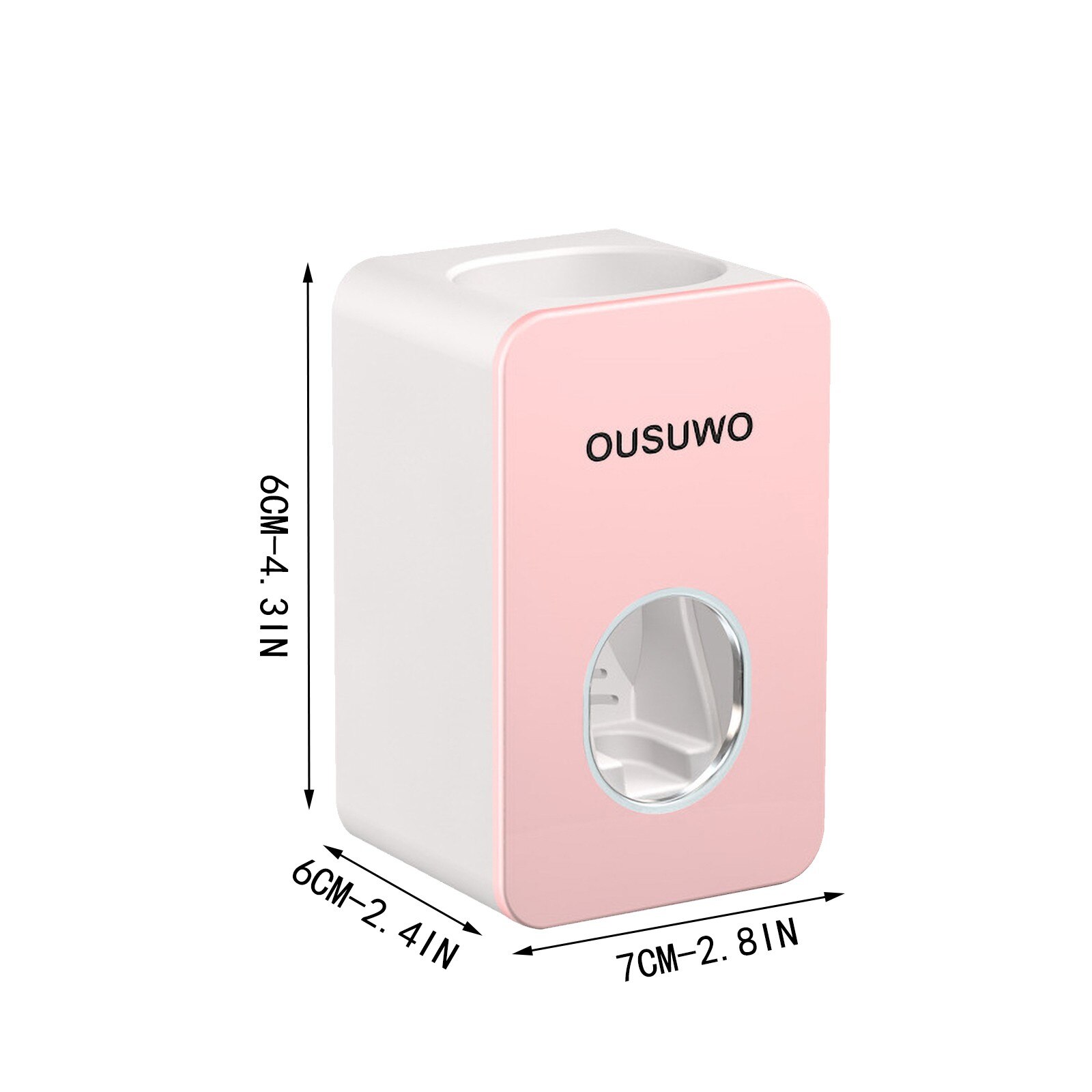 25# Automatic Toothpaste Dispenser Dust-proof Toothbrush Holder Wall Mount Stand Bathroom Accessories Set Toothpaste Squeezer