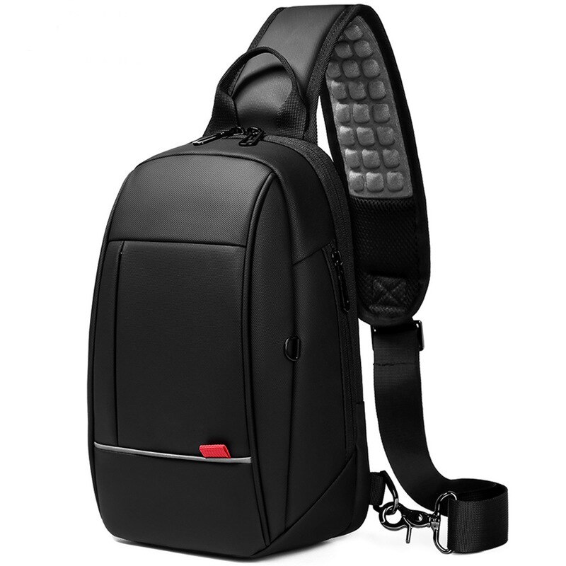 Borse a Tracolla della spalla casuale Cerniera Multifunzione Maschio Classico di colore Solido di Viaggio del Sacchetto di Crossbody: impostato 7