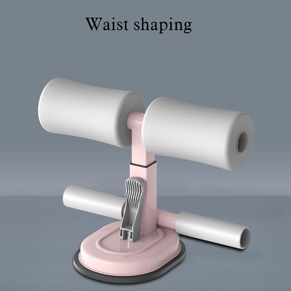 Sit Up Aid Sit-up Floor Bar with Comfortable Padded Ankle and Support Rode 3 Gear Positions for Home Work or Travel