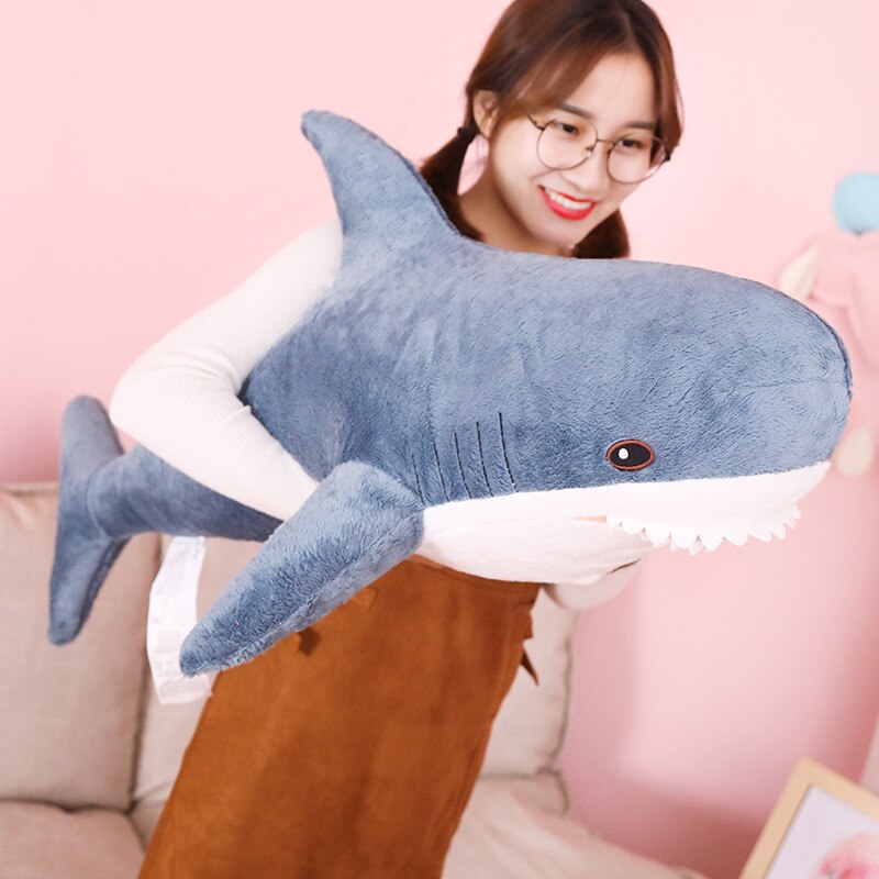 80/100/138 Cm Haai Knuffel Soft Gevulde Haai Speelgoed Kussen Dier Slapen Kussens Voor Kinderen Verjaardag Shop Home Decoratie