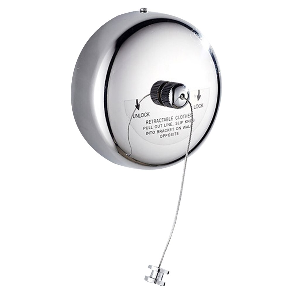 2.8m Shower Retractable Clothesline Stainless Steel Household Punch-free Accessories Laundry Storage Bathroom Space Saving Hotel