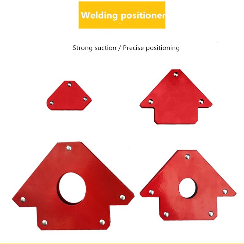 Triangle / Polygon Multi-angle Magnet Welding Holder Arrow Magnetic Clamp for Welding Magnet Rivet Process Tools 25/50/75LBS