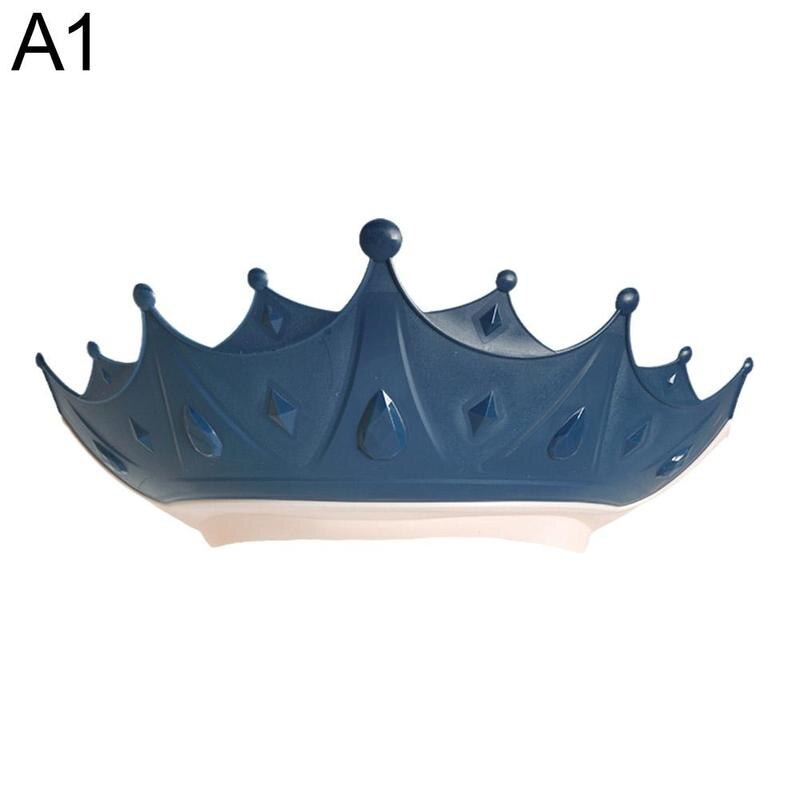 Verstelbare Kroon Baby Shower Cap Babyshampoo Cap Kids Zuigelingen Douche Bad Beschermen En Protector Waterdicht Cover Caps Chil V9H7: A