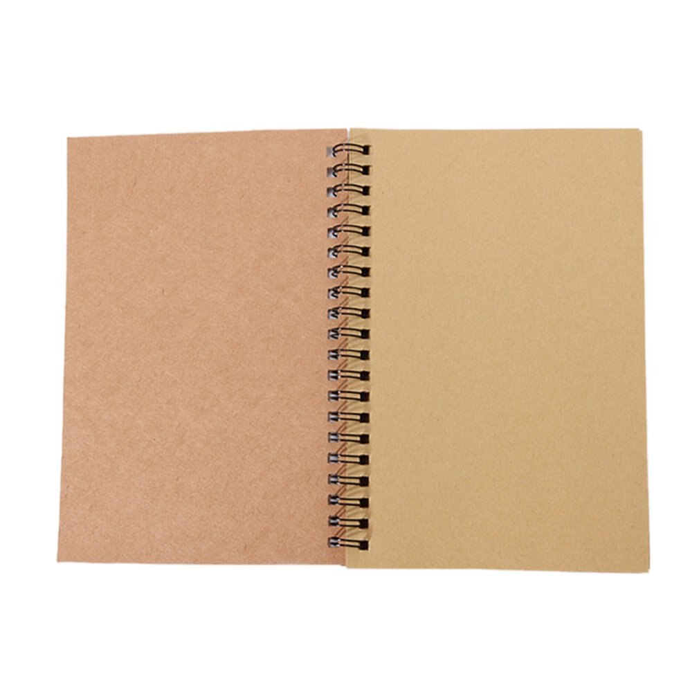 Vintage Kraftpapier Schetsboek Doodle Blanco Notebook Coil Notebook Creatieve Tekening Schilderen Notebook: Roze
