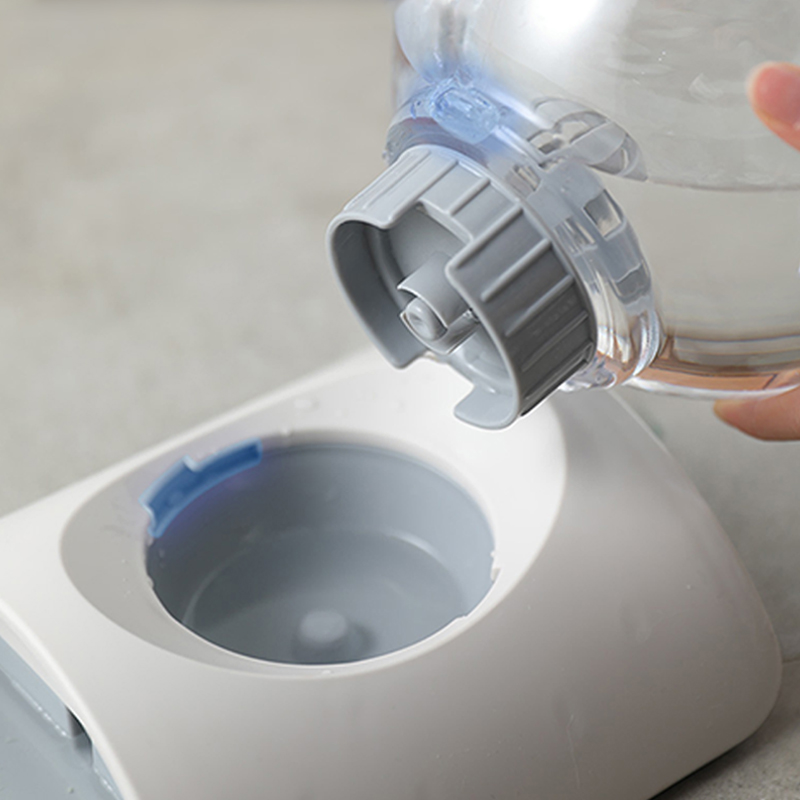 Bol d&#39;eau à bulles pour chat, distributeur automatique d&#39;eau, fontaine pour chats, grand bol à boisson, sans électricité 2,8 l