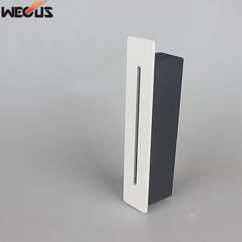 (WECUS) Strip-shaped downlight footlight, embedded rectangular led corridor stair light, kicking light