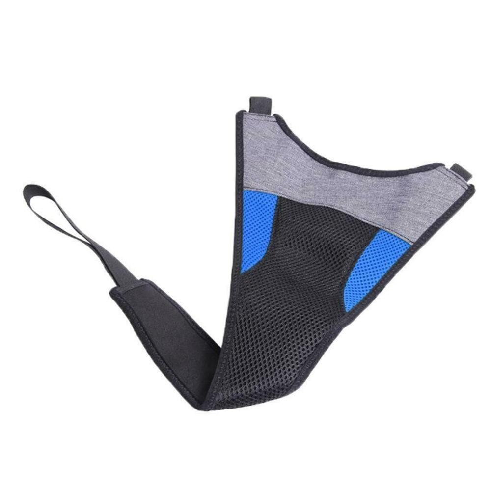 Indoor MTB Bike Trainer Frame Bicycle Sweat Cover Guard Net Catcher Absorbs Sweat Strap Protection Turbo Trainer Belt Elastic: BLUE
