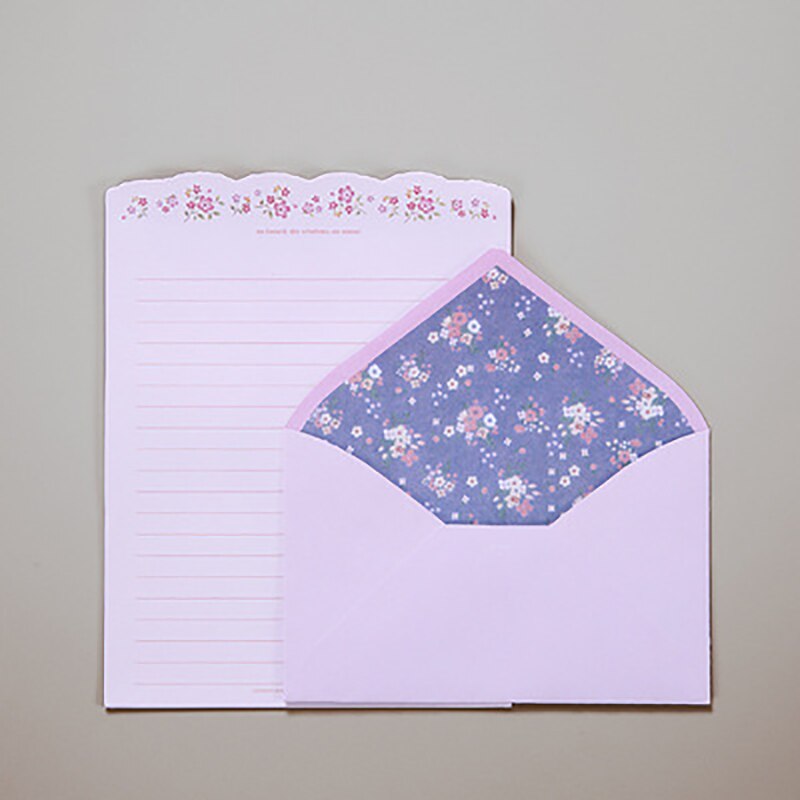Cute Kawaii Lovely Special Writing Stationery Paper with 12 Envelope - 24 Letter paper: A