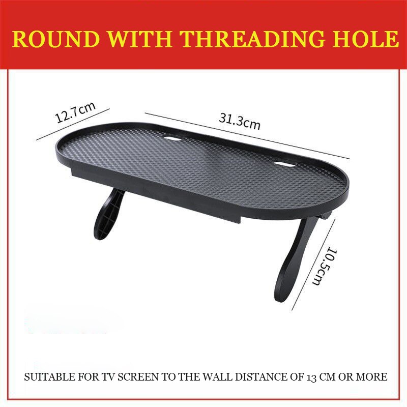 1/2PCS Adjustable TV Screen Top Storage Shelf Holder Computer Monitor Desktop Stand TV Rack Display Shelf Organizer Bracket