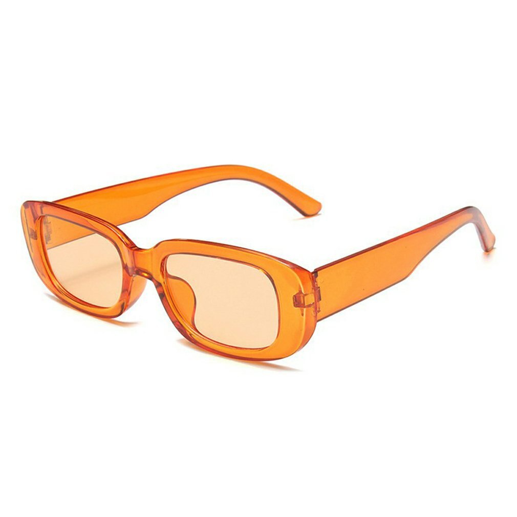 Gafas de sol retro cuadradas para mujer, anteojos clásicos rectangulares pequeños, artículo de viaje vintage de: 08