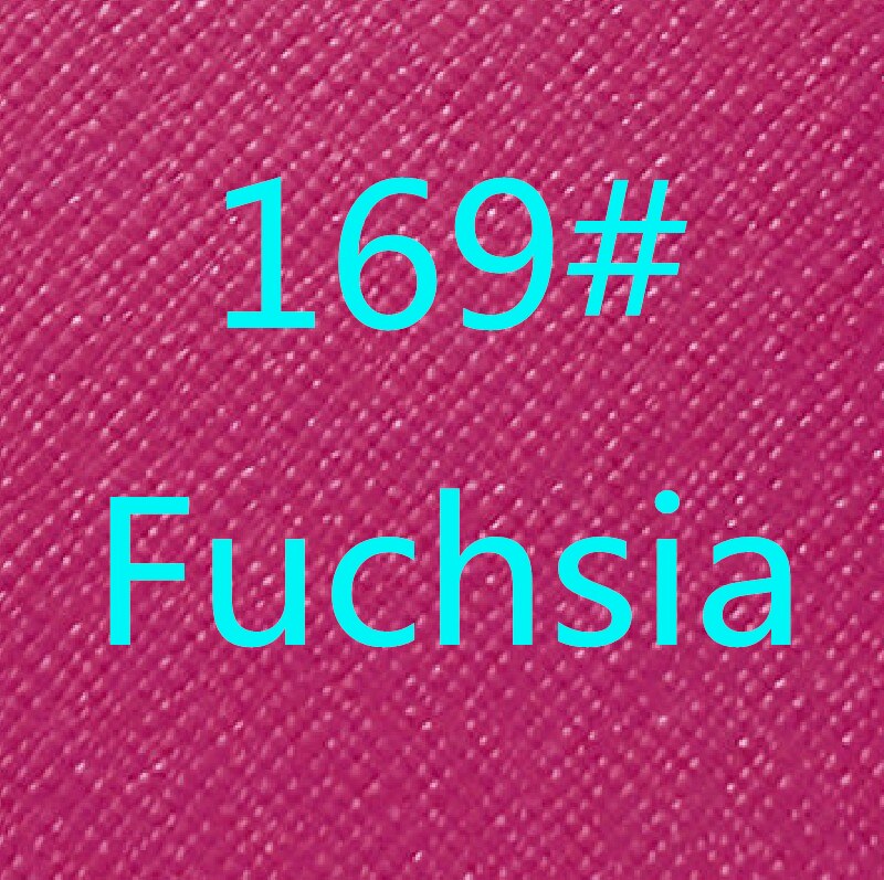 169#  plånbok kvinnor 6 färger enkel dragkedja ficka rosa fuchsia dam läder plånbok dam dam kort plånbok plånbok: Fuchsia