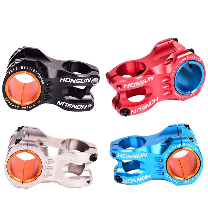 Haste de bicicleta riser 31.8*50mm mtb mountain bike ultra leve guiador para xc am estrada parte da bicicleta guiador peças