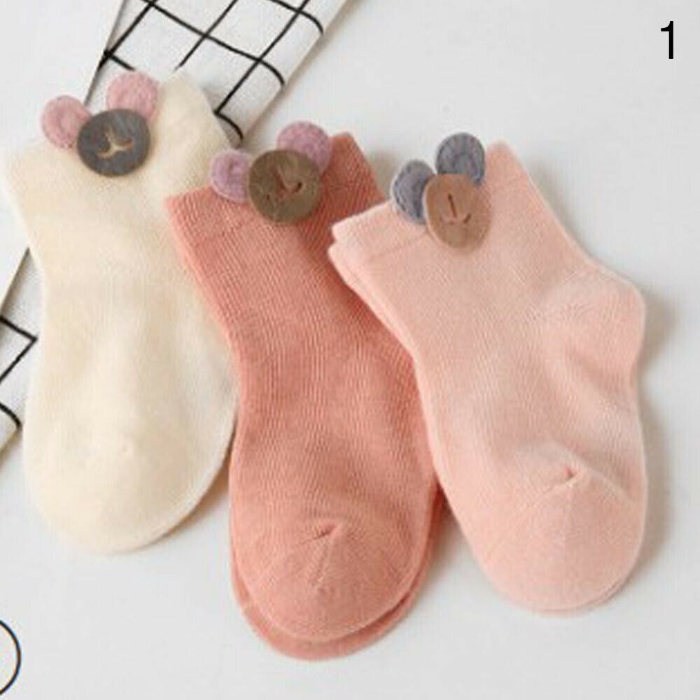 Babymeisjes Sokken - Katoenmix - Casual Print - Peuter Baby - 1 Paar: Een willekeurige 1 paar