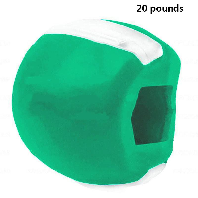 Fitness Face Masseter Men Women Muscle Jawline Exerciser Face Lifting Jaw Trainer Ball Face Toning Muscle Training Fitness Ball: Indigo    20pounds