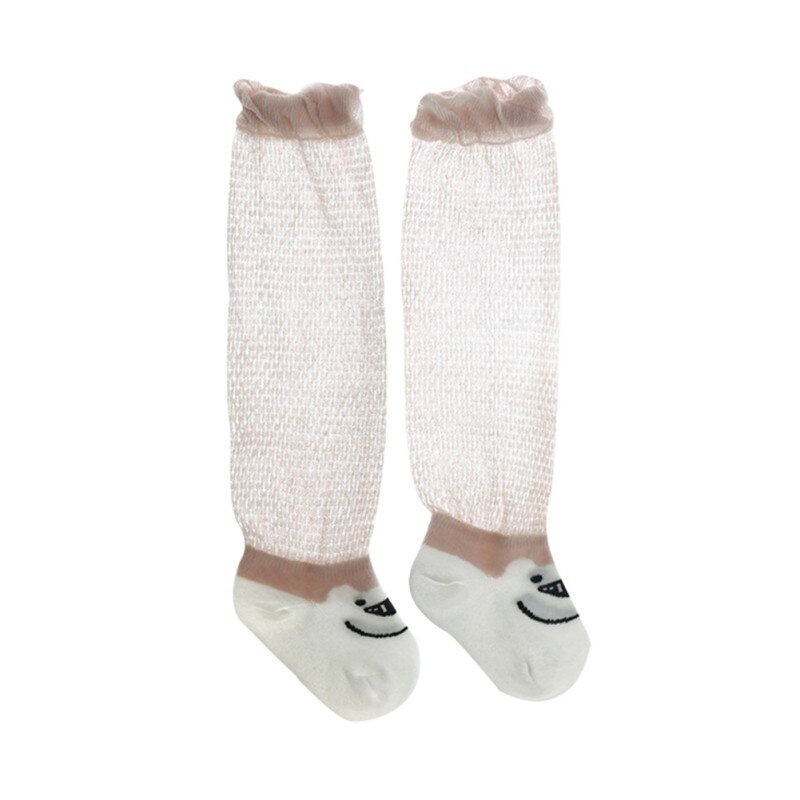 2019 del bambino Della Ragazza Carino Calzini E Calzettoni Maglia del Cotone di Disegno Lungo Calzini E Calzettoni Partito Neonato Bambini Molle Presepe Gamba più caldo: B / 24M