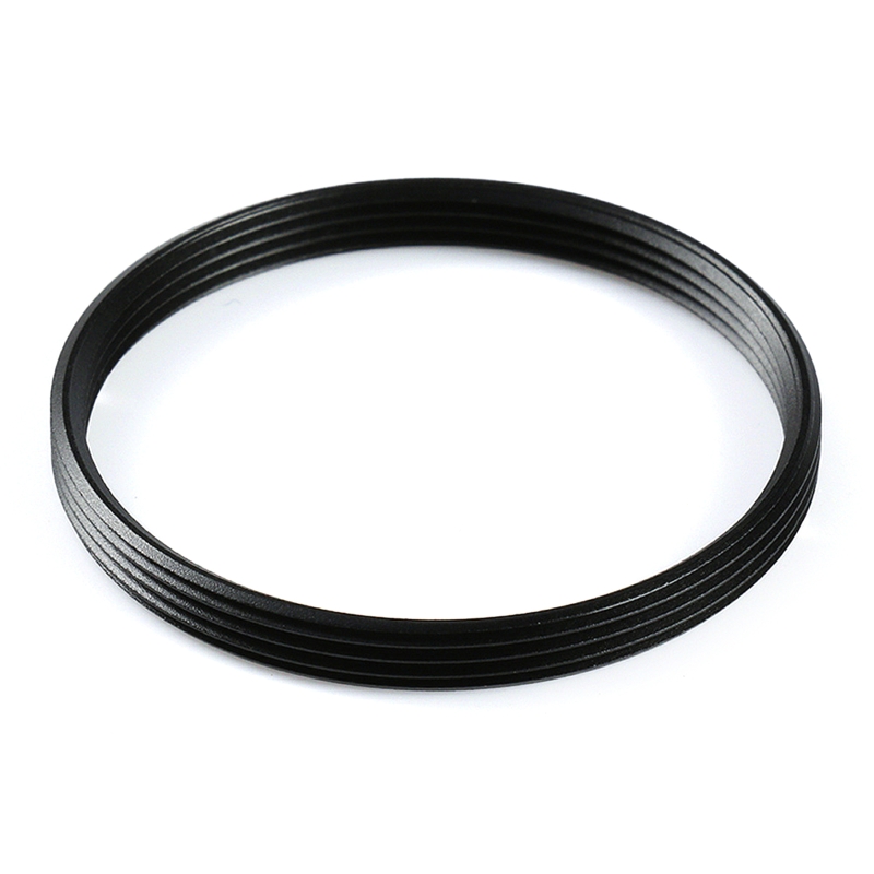 Sort  m39-m42 x 39mm to 42mm aluminiumslegering forstærkningsringe objektivadapter  m39 objektiv til  m42 ringe kameraværktøjstilbehør