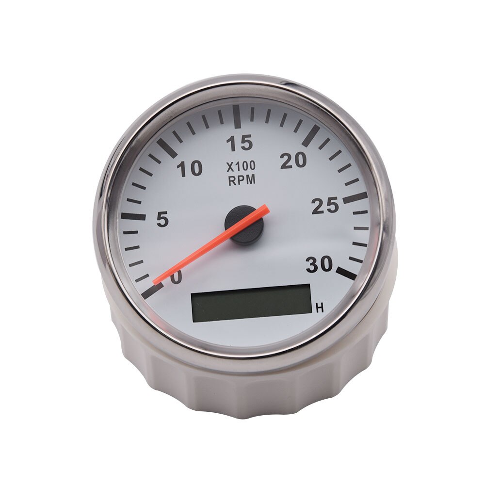 85mm Tachometer 3000RPM With Hourmeter Truck Car Boat Diesel Engine Tacho Meter RPM Gauge REV Counter With Backlight Tacho Meter