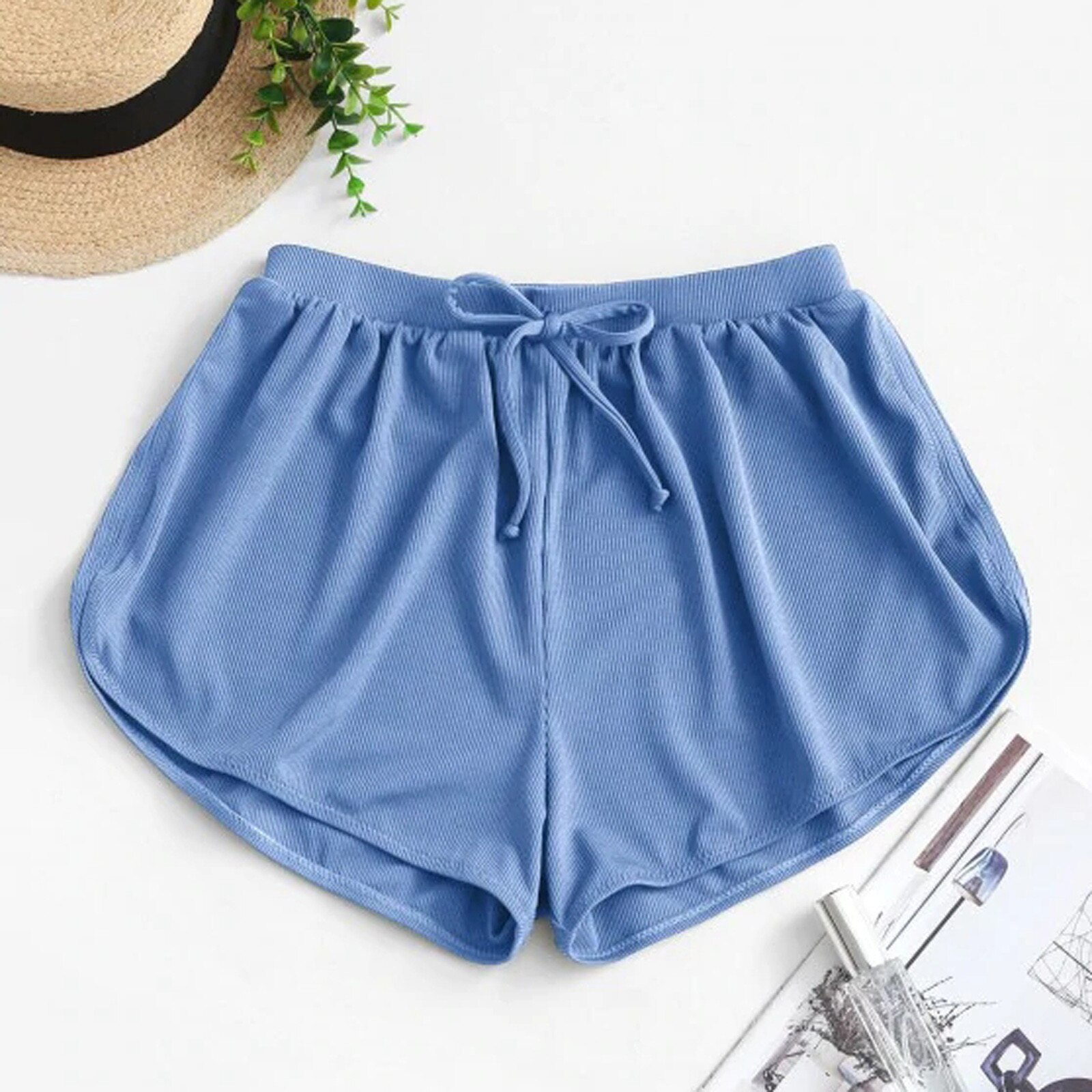 Vrouwen Hoge Taille Bikini Zwemmen Shorts Bottom Badpak Badmode Zwemmen Zwemmen Shorts Conservatieve Losse Boxer Running Shorts30