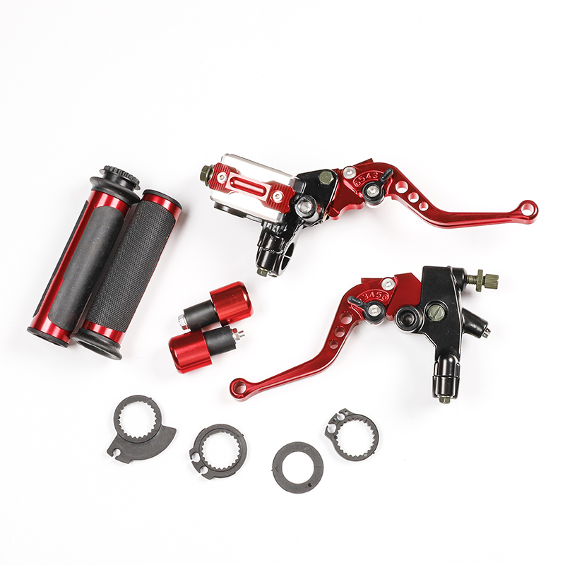 Universal Motorcycle Brake Lever 22mm Handle Bar Master Cylinder Lever handlebar For Scooter Sports Bike Street Bike ATV: army green