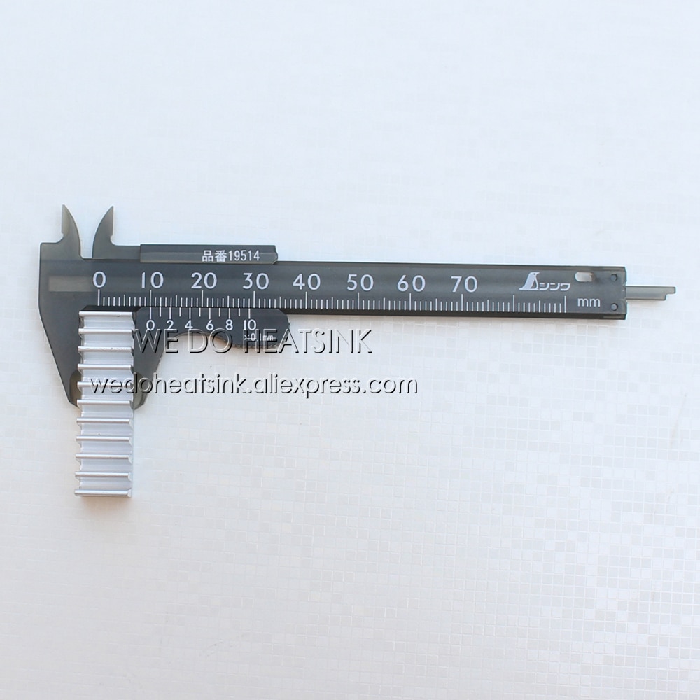 WE DO HEATSINK 10x35x10mm Aluminum DIP Cooling Cooler Heatsink With Blue Thermal Conductive Heat Transfer Adhesive Pad
