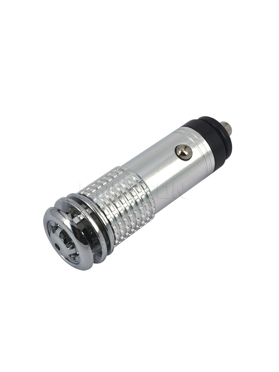 100% vero veicolo purificatore d'aria 12V mini deodorante auto auto aria fresca anione purificatore ionico barra di ossigeno ozono ionizzatore detergente: argento