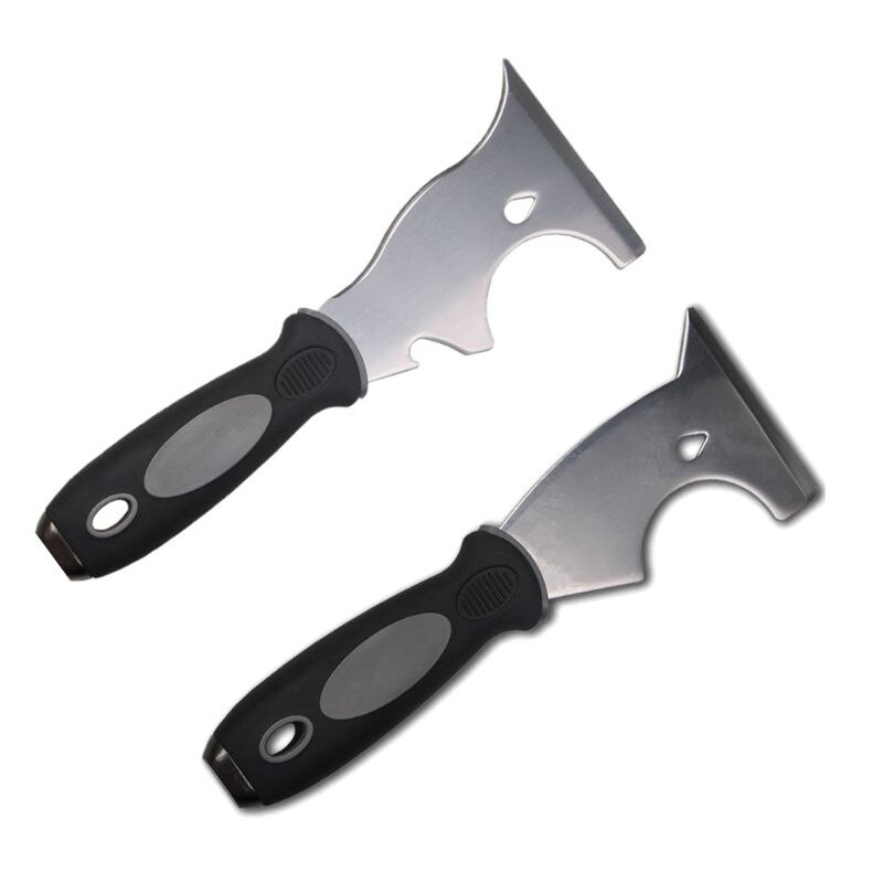 Rustfritt stål maling sparkel skraper 7 in 1 9 in 1 verktøy spackle knife caulk fjerning verktøy malere verktøy for tre tapet skraper