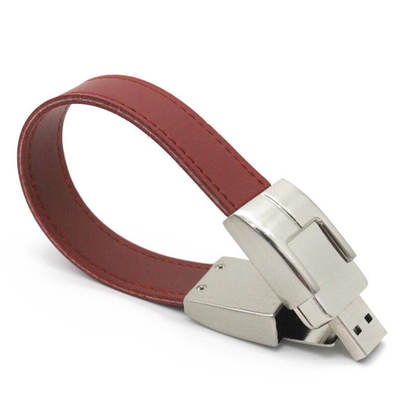 Bracelet en cuir JASTER clé USB clé USB 4GB 8GB 16GB 32GB USB 2.0 clés de mémoire Flash Bracelet stylo lecteur: 32 GO / B