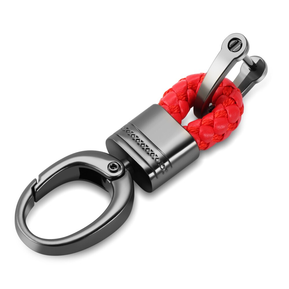 LLavero de cuero tejido a mano llavero de coche para KIA llavero para Renault Opel Lada Dacia Saab Chery Ssangyong Daewoo Lifan Octavia