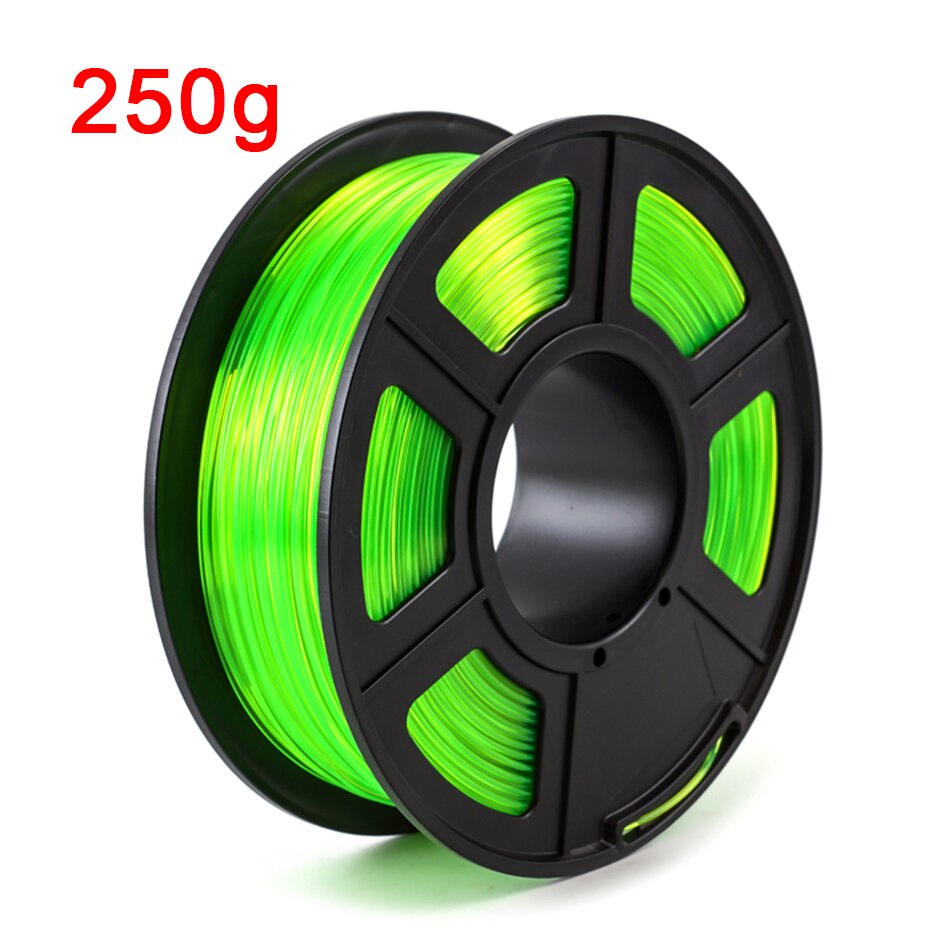 PETG Marble Filament 1.75mm 3D Printer Filament Stone Like Material 1kg/500g/250g 3d Printing Temperature 240-260 Degrees: green 250g