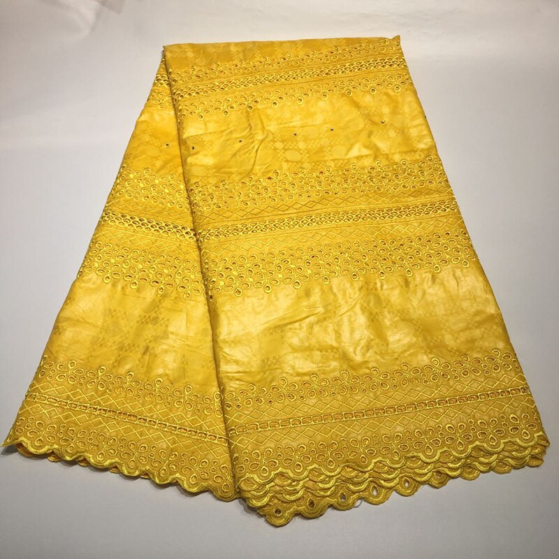 Tissu Bazin Riche Getzner de , avec broderie diamant, matériel de couture pour vêtements, 4,57 m, africaine, européenne et américaine: 6-6