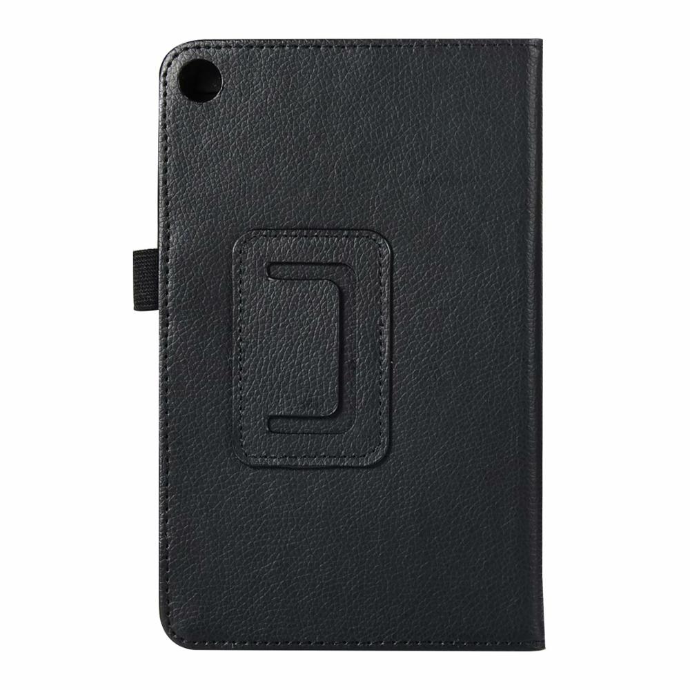 Fodral för lenovo tab  m7 tb-7305x tb -7305i tb -7305f smart cover funda för lenovo tab  m7 7.0 skyddande hopfällbara stativ skal: Svart