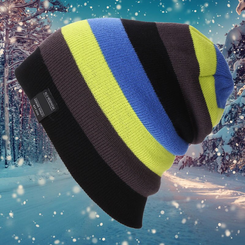 Regenboog Slouchy Baggy Beanie Knit Kleurrijke Hoeden Modieuze Voor Outdoor Vrouwen Mannen YS-BUY