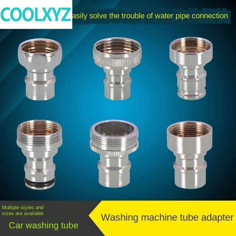 1/2in 3/4in Gewinde waschmaschine wasserhahn auslauf Adapter wasser einlass nippel Schnittstelle Auto waschen anschluss becken gemüse becken