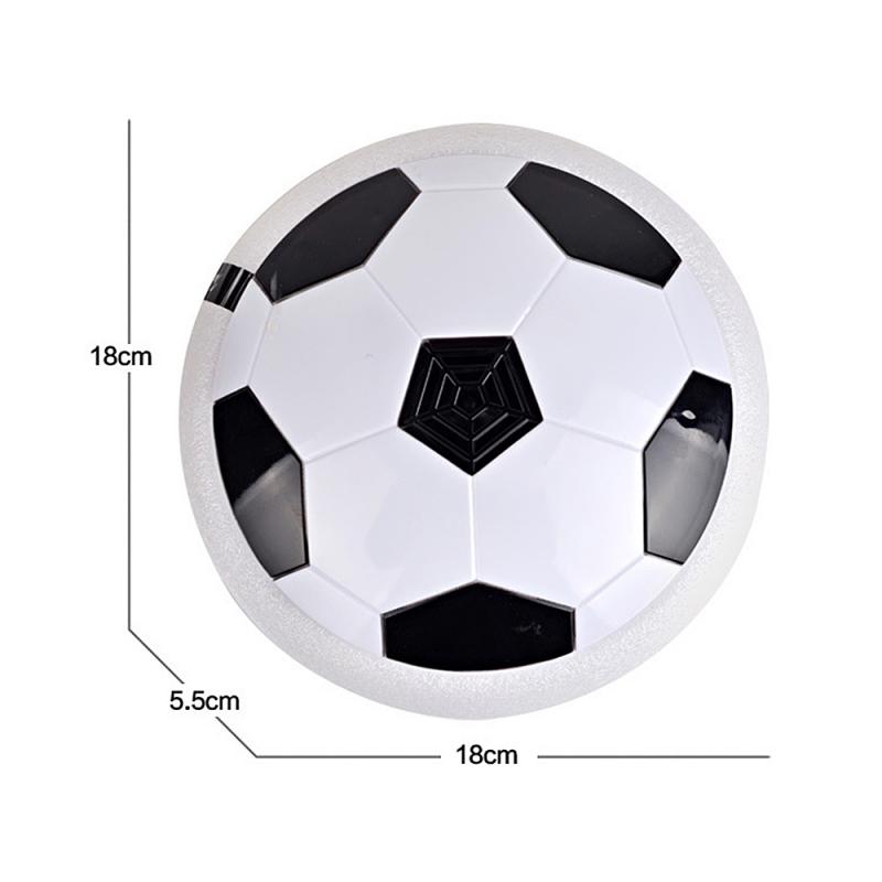 18X18X5.5Cm Elektrische Kinderen Voetbal Speelgoed Zweven Led Licht Muziek Voetbal Speelgoed Ouder-Kind kerst Sport Voetbal