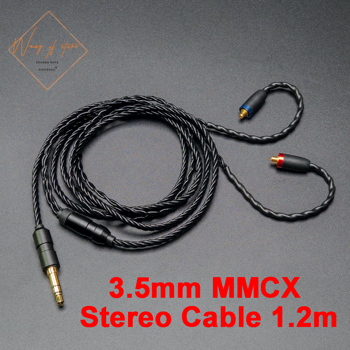 Parte di copertura MMCX per saldatura fai-da-te per Koss Porta pro PP cuffia cavo staccabile 4.4mm 2.5mm bilanciato 3.5mm stereo: verde