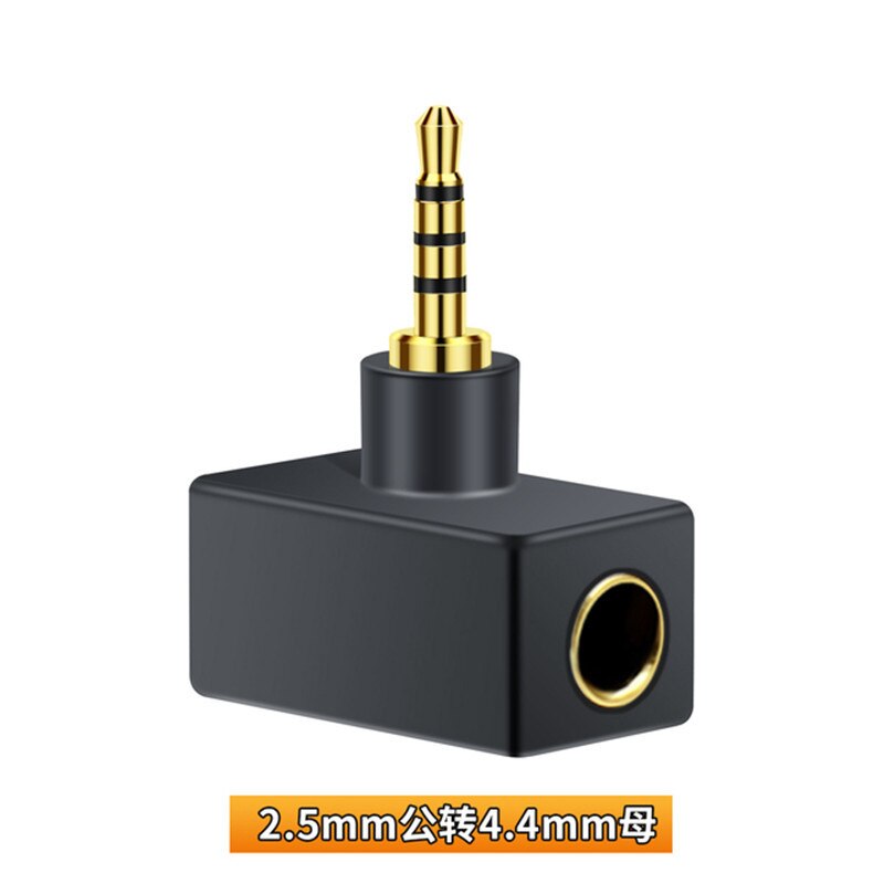 Audiophile Adapter słuchawek 2.5mm 3.5mm 4.4mm złącze mężczyzna kobieta HiFi Jack 2.5 3.5 4.4 konwerter Audio wtyczka gniazda słuchawkoego: 2.5 Male 4.4 Female