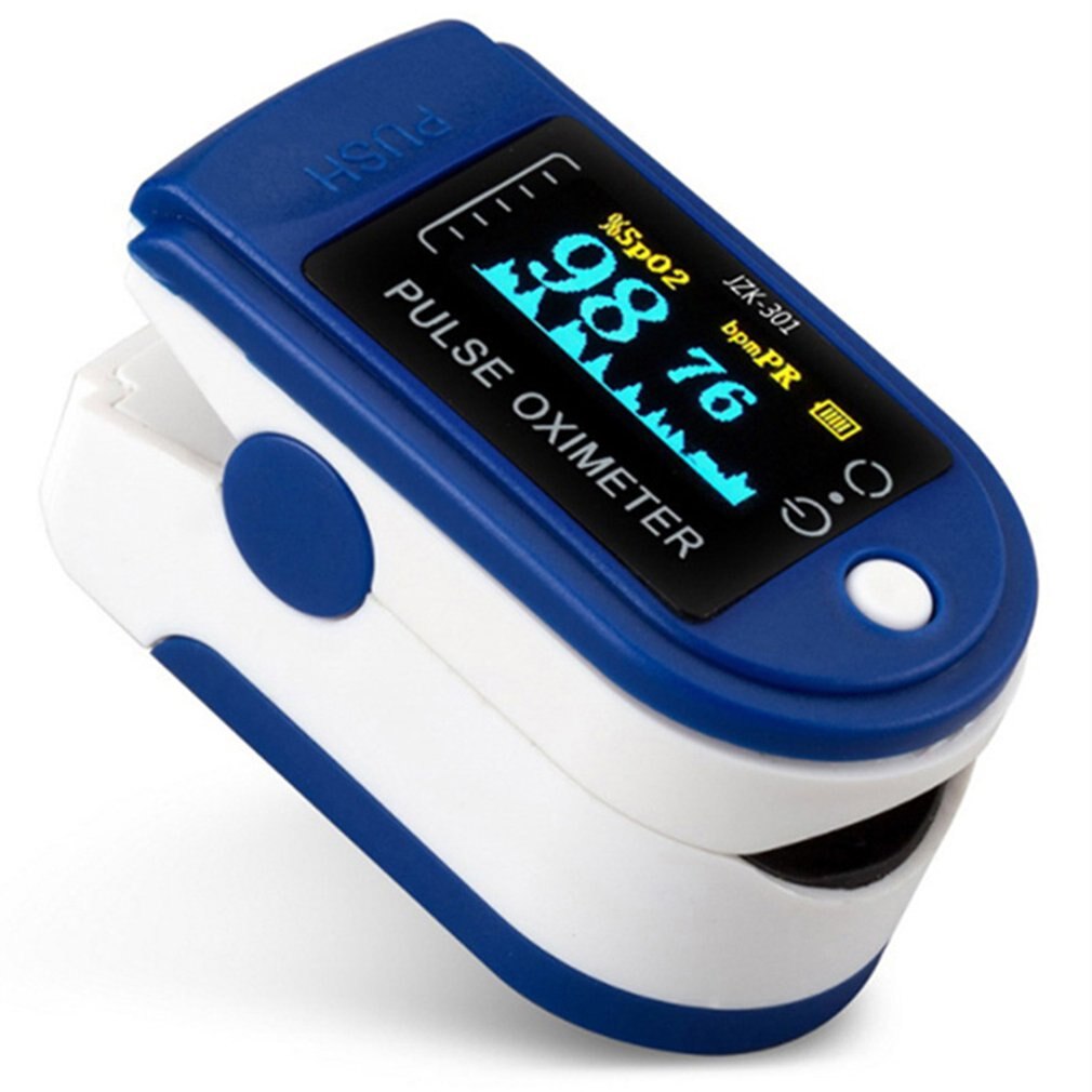 Fingerclip oximeter ren silikone gel hjerterytme puls oximetri pulsmåling måling af iltindhold i blodet 1 stk