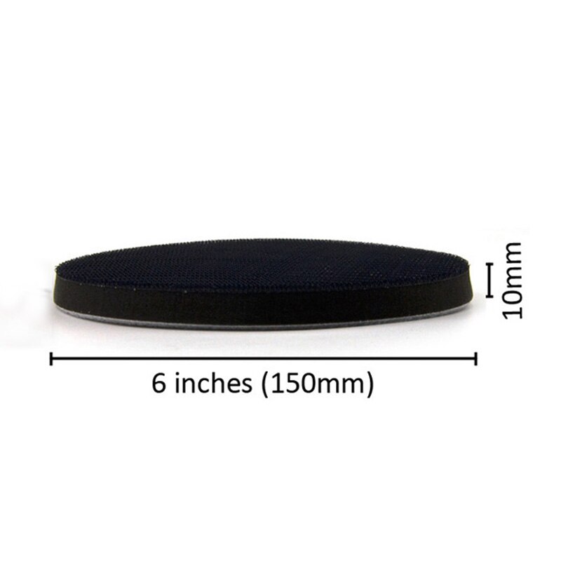 6 Inch 150mm Cushion Interface Pads Hook And Loop Sanding Backing Sponge Disc