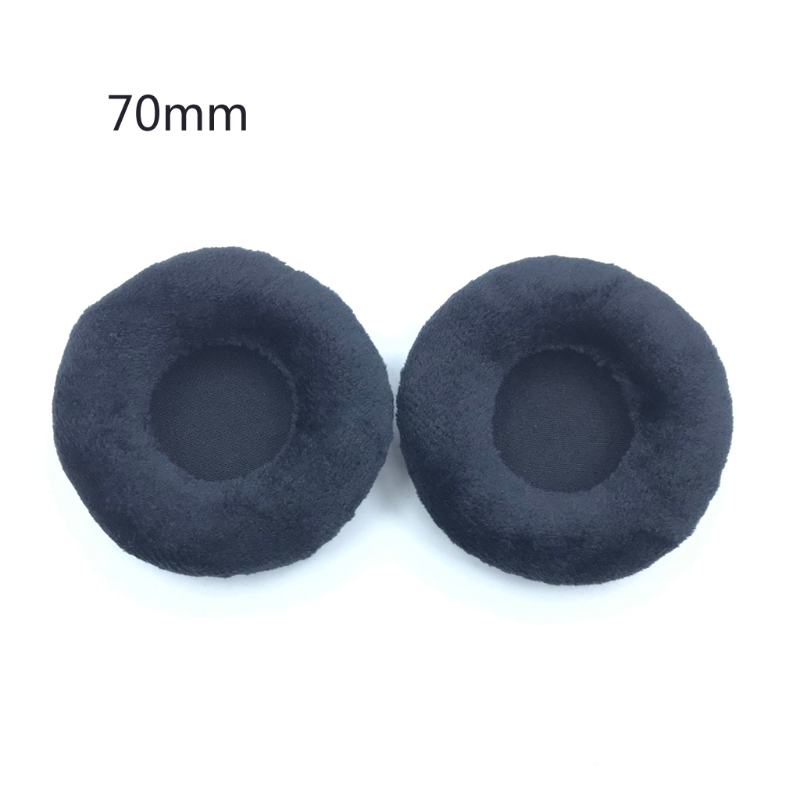 Almohadillas para auriculares, orejeras terciopelo piezas reparación auriculares 60mm-110mm: MULTICOLOR