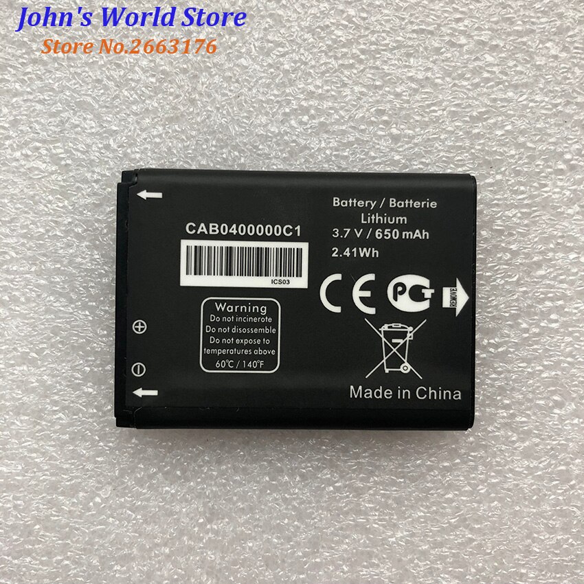 CAB0400000C1 Batterie Für ALCATEL ONE Touch 103 103A 105 105A OT-2012D CAB3010010C1 CAB30M0000C1 CAB2170000C1 CAB22B0000C1