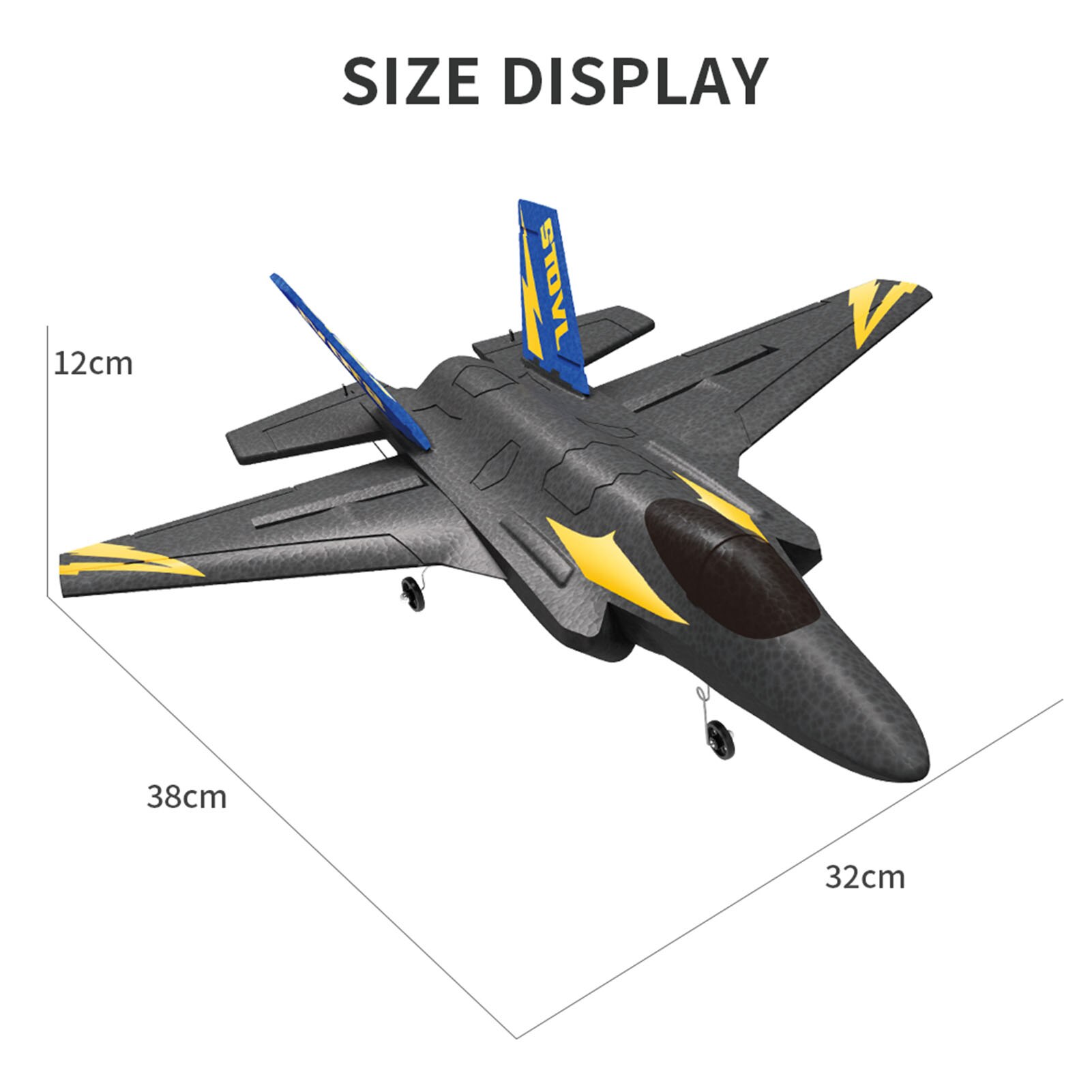 KF605 F35 Rc Vliegtuig 2.4Ghz 4CH 6-Assige Gyro Rc Epp Vliegtuig Rc Modelvliegtuigen 15Min Vlucht tijd Afstandsbediening Speelgoed Voor Volwassenen Kids Jongens