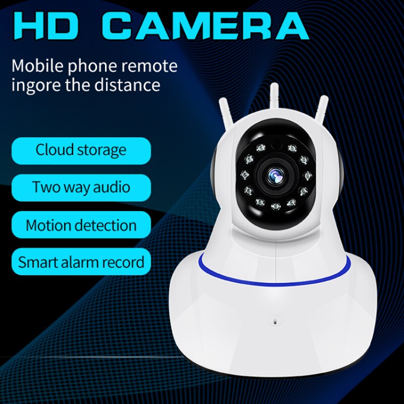 1Pc 720P Smart Wifi Camera Cloud Wireless Ip Camera Intelligent Auto Tracking Van Menselijk Infrarood Night