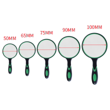 10X Magnifying Glass Handheld Magnifier Smooth Appearance Superb Craftsmanship Thickened Glass Lens Portable Eye Loupe
