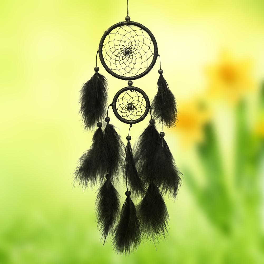 Heart Shape Handmade Dream Catcher Net With Feathers Wall Hanging Decorative Dreamcatcher Home Decoration Ornament dromenvanger
